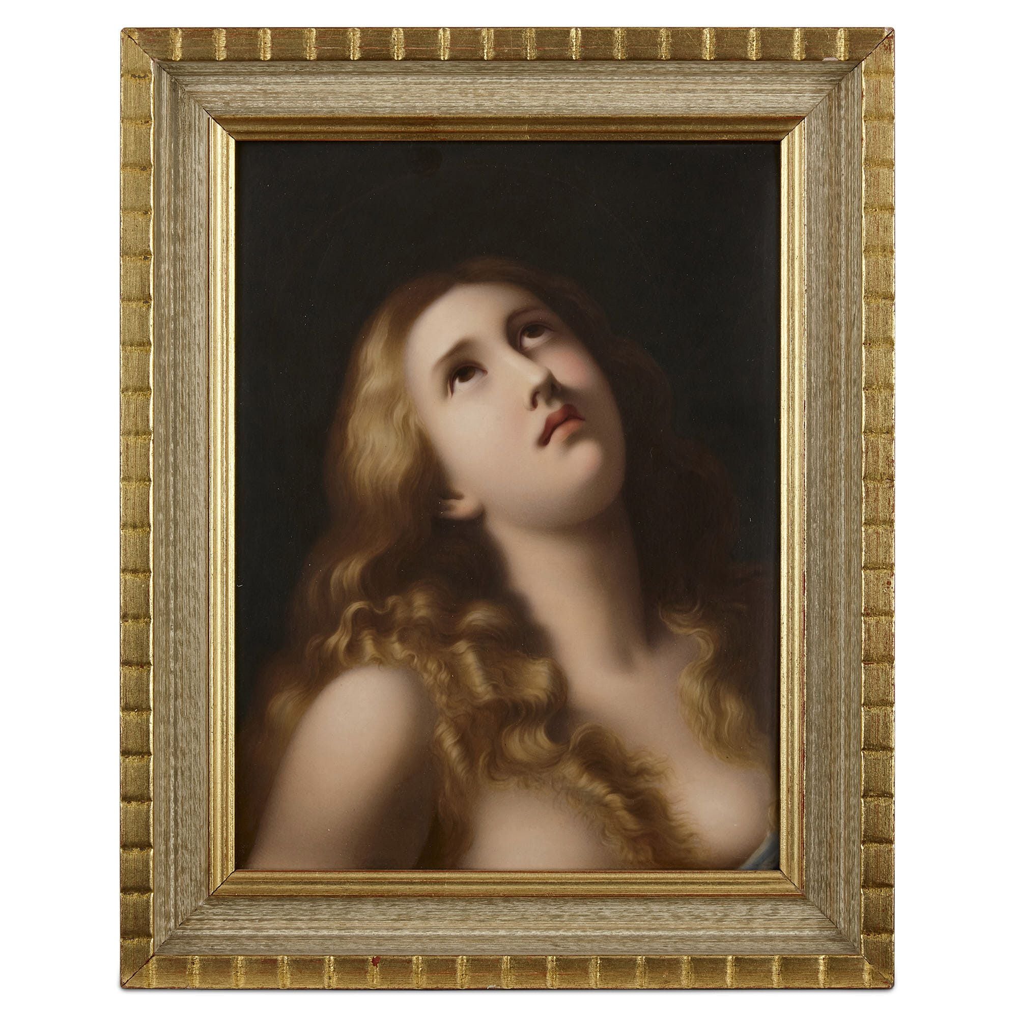 Painted KPM porcelain plaque portraying Mary Magdalene | Mayfair