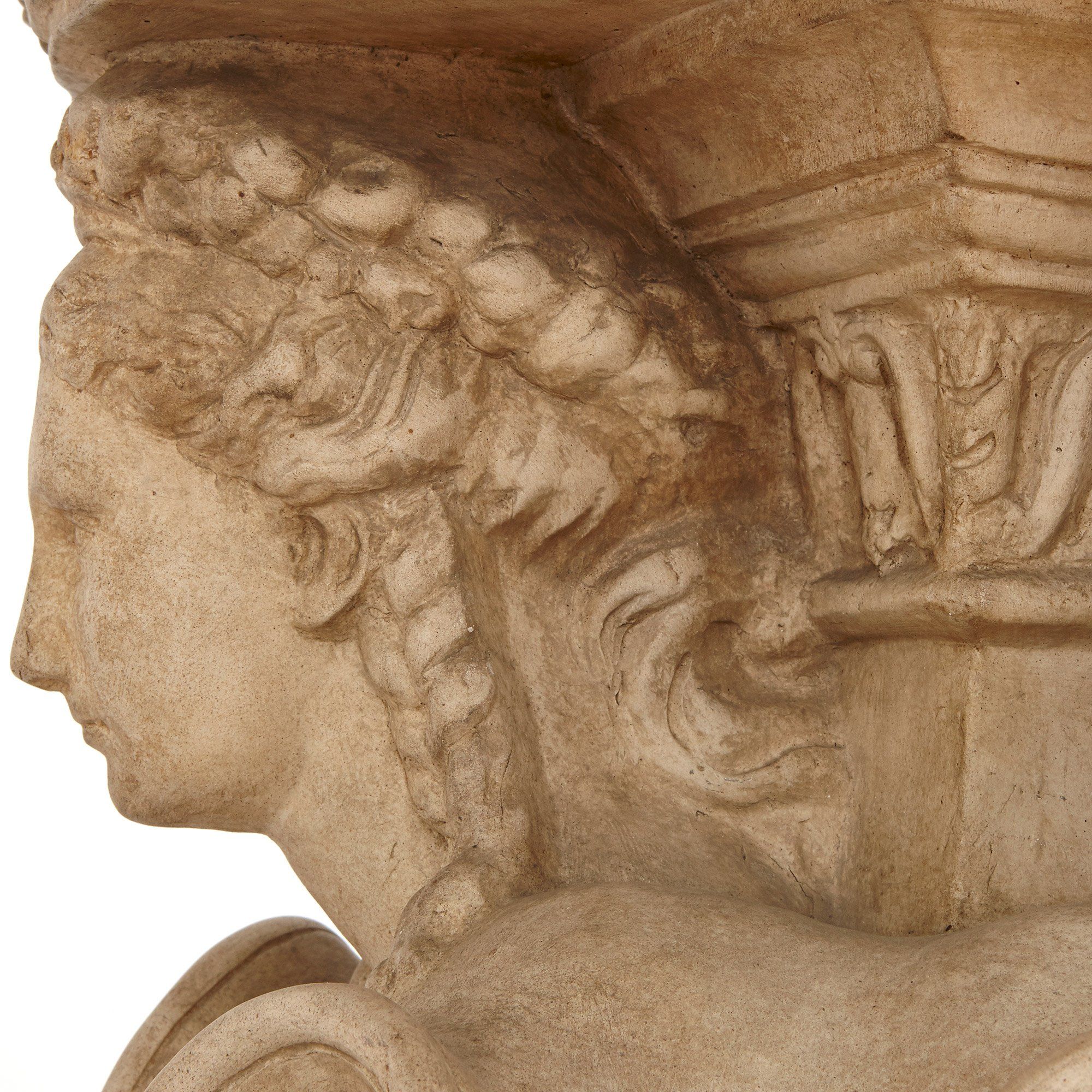Italian terracotta pedestal by Manifattura di Signa | Mayfair Gallery Italian terracotta pedestal by Manifattura di Signa | Mayfair Gallery