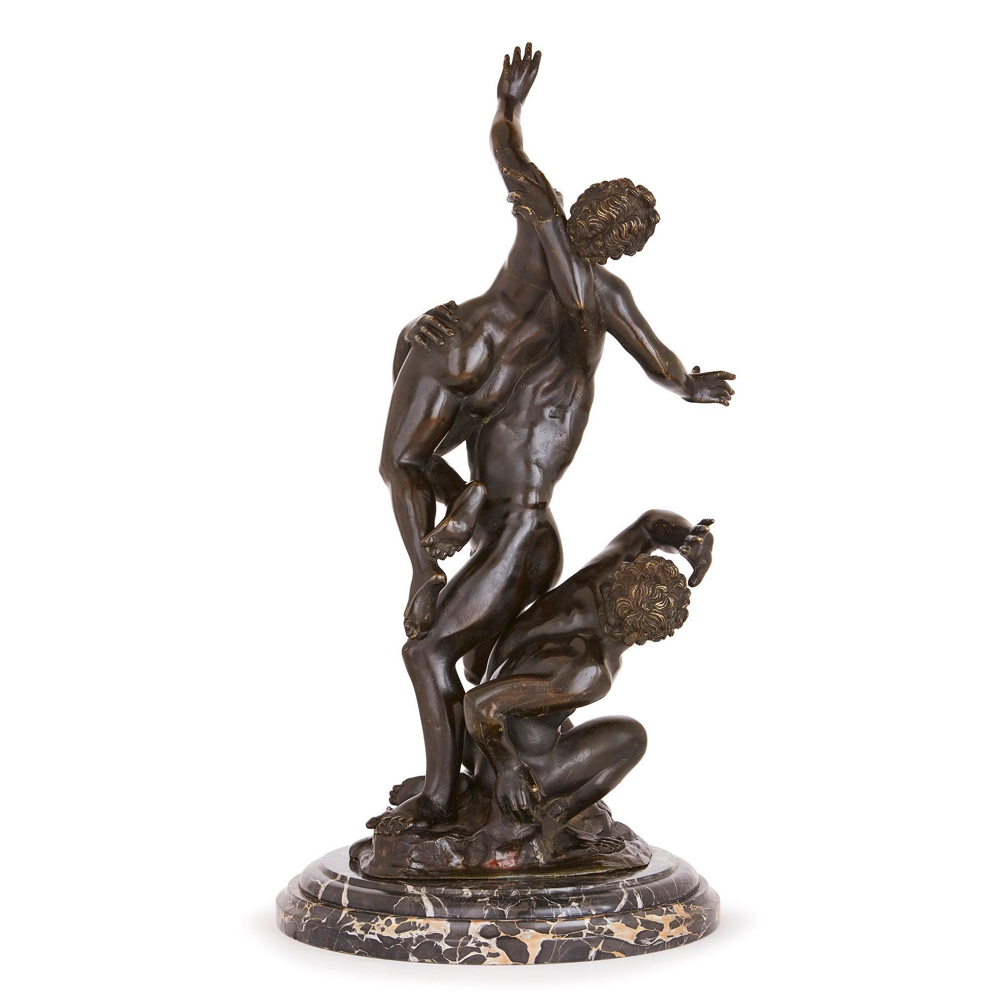 of bronze composition Sabine group, Mayfair Patinated  bronze of the the Women'  'Rape Gallery