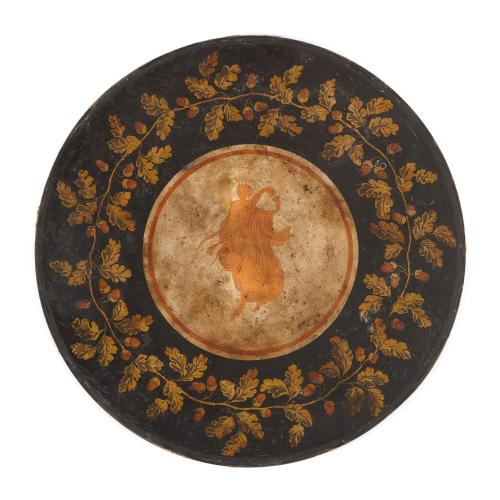 An Italian 19th century neoclassical scagliola table top
