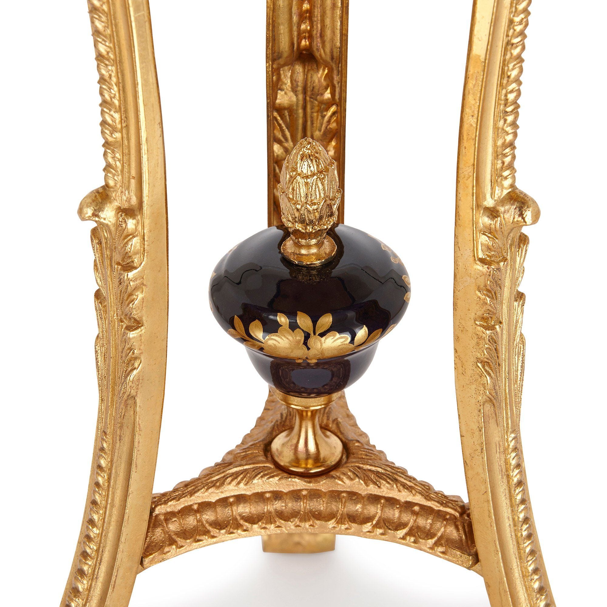 French ormolu and Sèvres style porcelain antique gueridon Mayfair Gallery