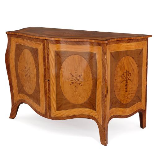Antique 18th Century marquetry commode attributed to Langlois