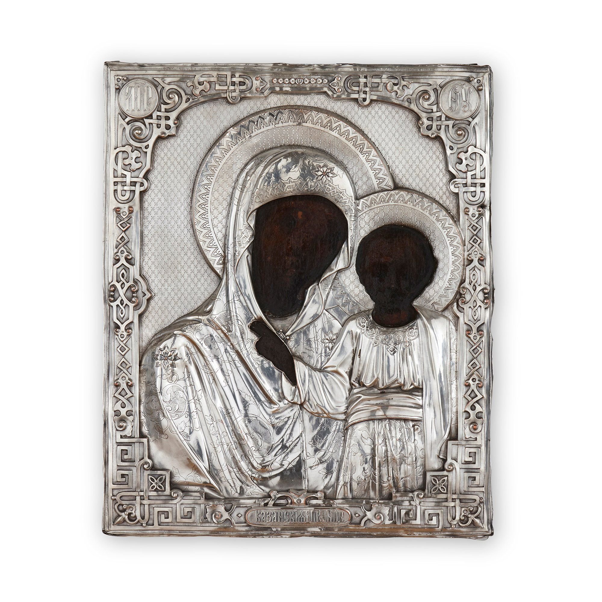 Antique Russian Icon Depicting The Madonna And Child Mayfair Gallery