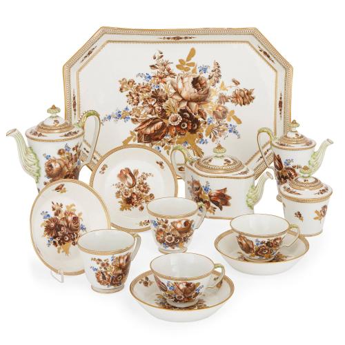 Fine Meissen porcelain antique tea and coffee set
