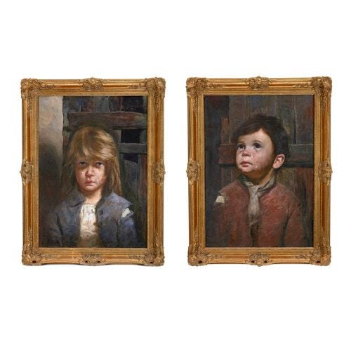 Pair of Italian genre paintings by Bragolin