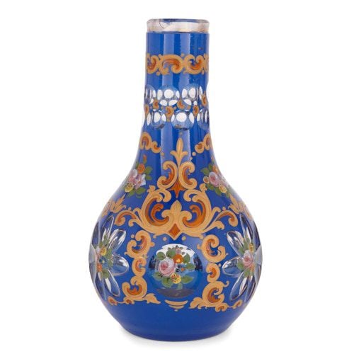 Collection of Bohemian Persian style glass objects | Mayfair