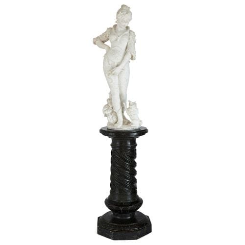 'The Circus Performer', large Italian marble sculpture by Natali