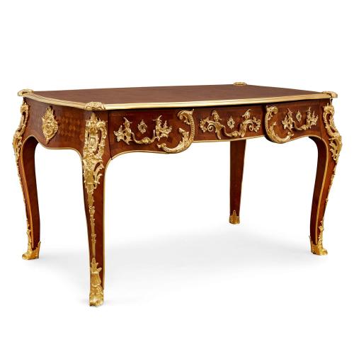 Régence style Kingwood desk retailed by Edwards & Roberts