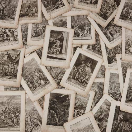 Set of Biblical prints after the Dutch golden age painter G. Hoet