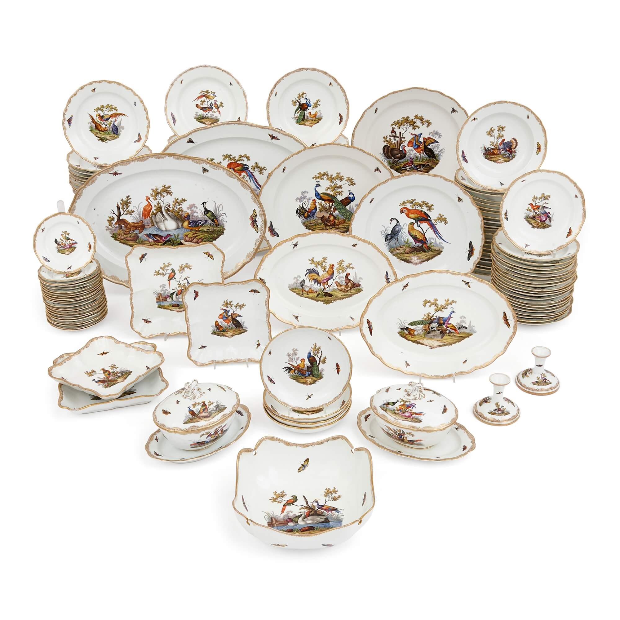 A very large Meissen porcelain dinner service | Mayfair Gallery