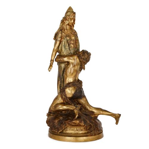 Lost-wax bronze sculpture of 'Carthage' by Théodore Rivière