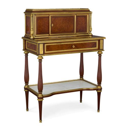 Antique ormolu mounted bonheur du jour by Winckelsen