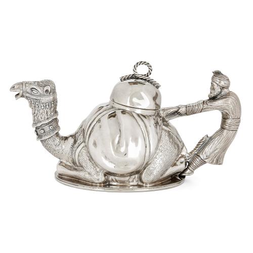 Silver-plated ‘Karawan’ teapot by Mariage Frères