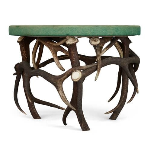German antler furniture coffee table
