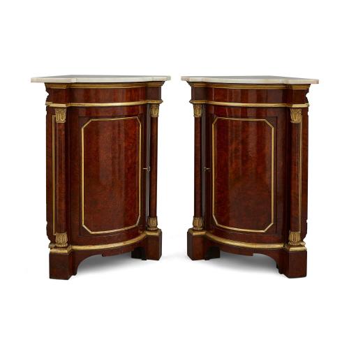 Pair of antique corner cabinets from Windsor Castle