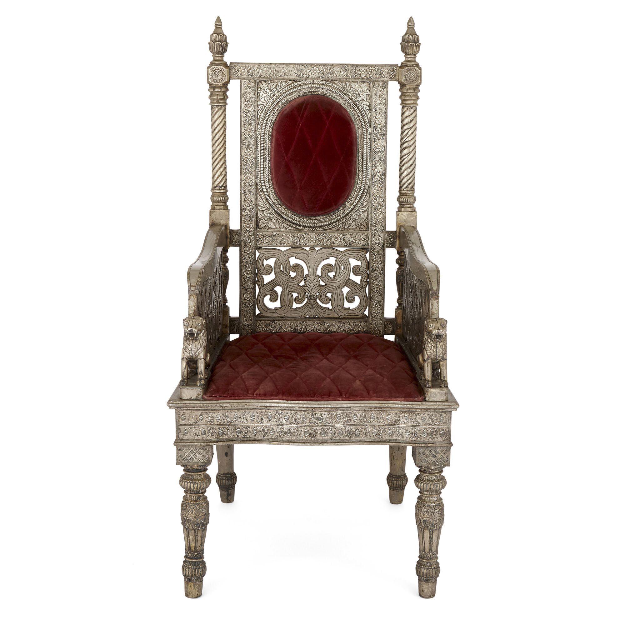 Antique throne sales