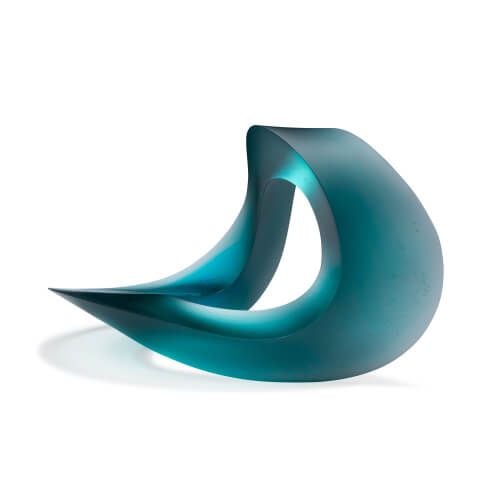 'Halcyon', contemporary glass sculpture by Heike Brachlow