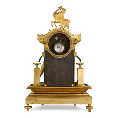 Antique Empire period gilt and patinated bronze mantel clock | Mayfair ...