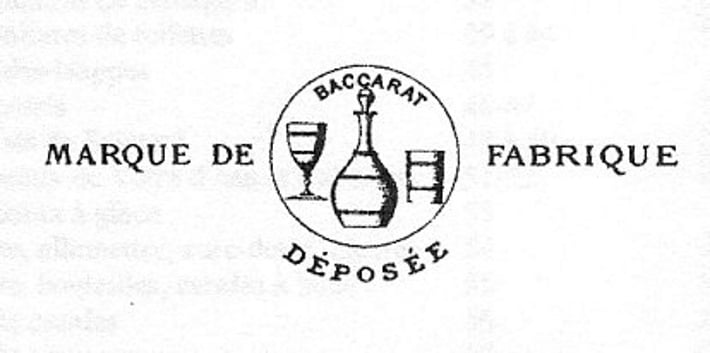 Baccarat crystal mark