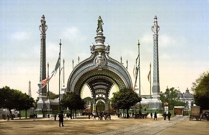 entrance to the 1900 paris exposition universelle