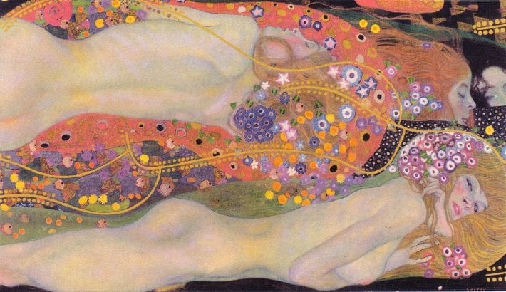 wasserschlangen ii freudinnen by gustav klimt