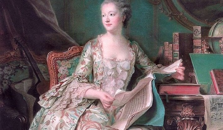 La marquise de Pompadour par Maurice Quentin de La Tour